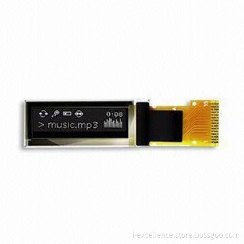 0.91-Inch OLED Display Module, White Color Wholesale, Panel Size of 30 x 11.5 x 1.05mm